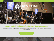 Tablet Screenshot of crosspointewinterpark.com